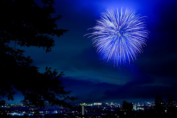 Фейерверк в небе