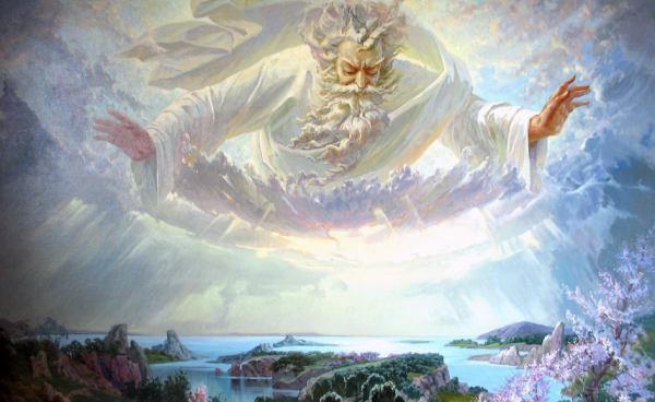 Лучи солнца сквозь облака