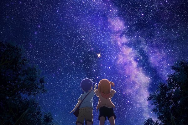 Звездное небо аниме