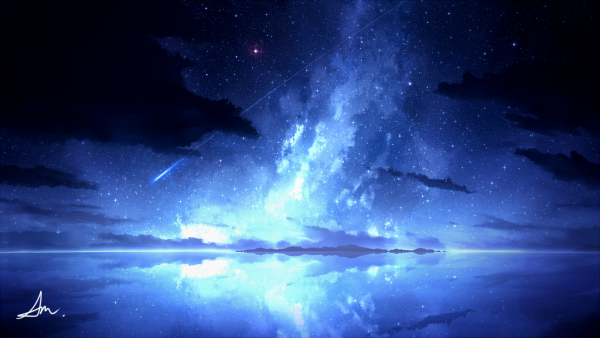 Звездная ночь аниме