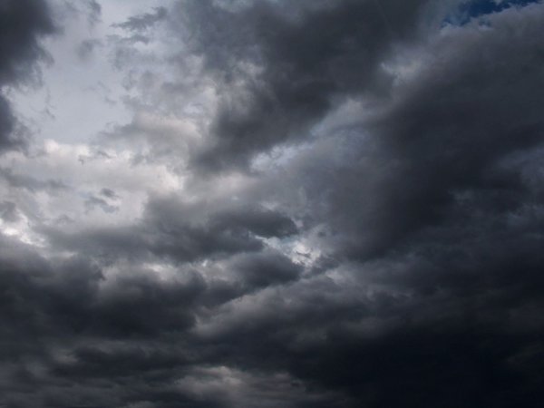 Небо пасмурное дождь