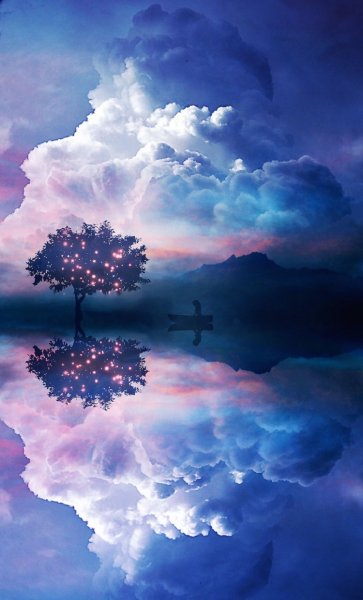 Розовое небо