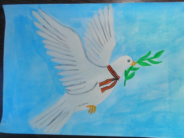 Рисунок под мирным небом