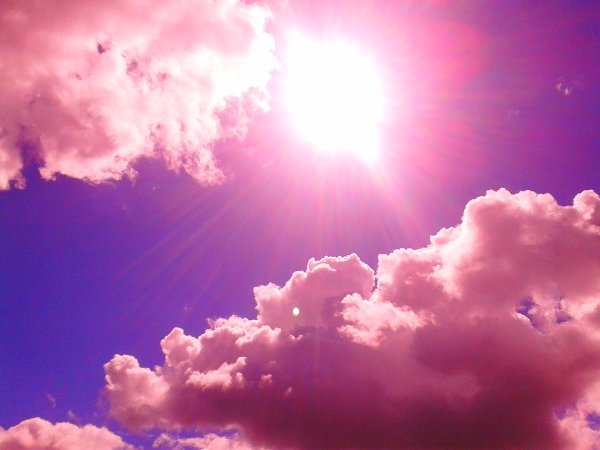 Розовое небо