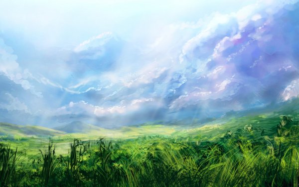 Аниме пейзаж