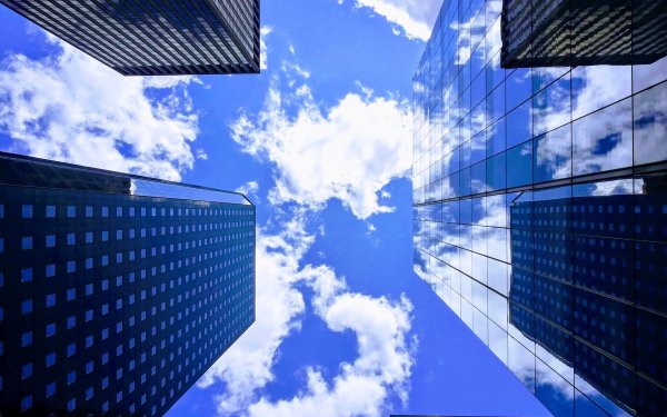 Здание небо