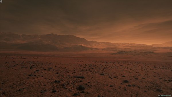 Рассвет на Марсе