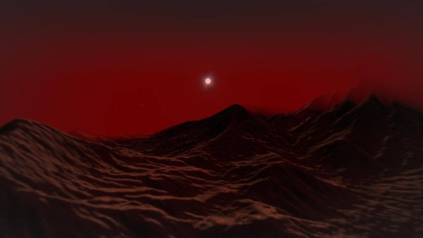 Марс пейзаж планеты