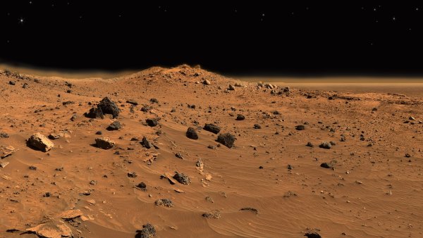 Марс снимки с марсохода в цвете