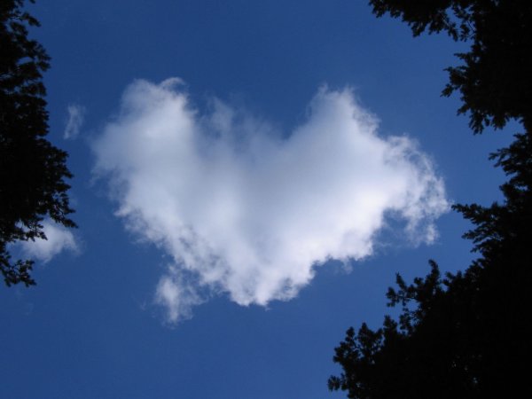 Сердечко в небе