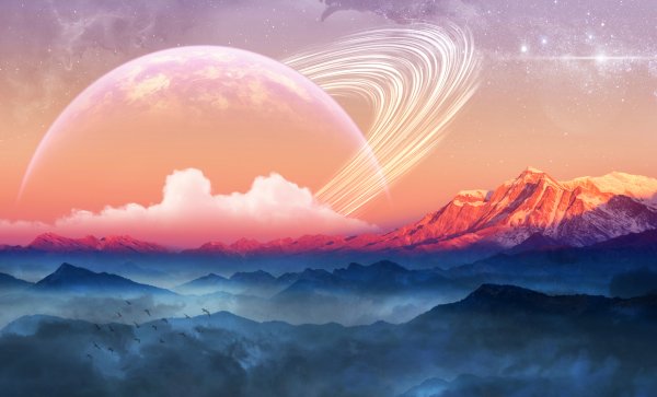 Космос звезды планеты