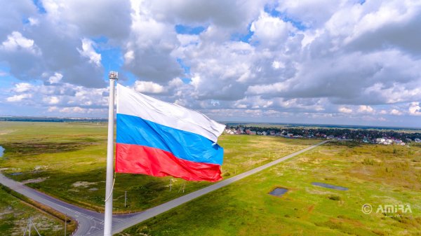 Государственные флаги в природе