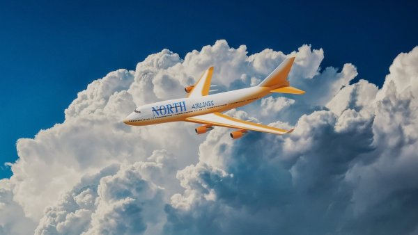 Самолет в небе