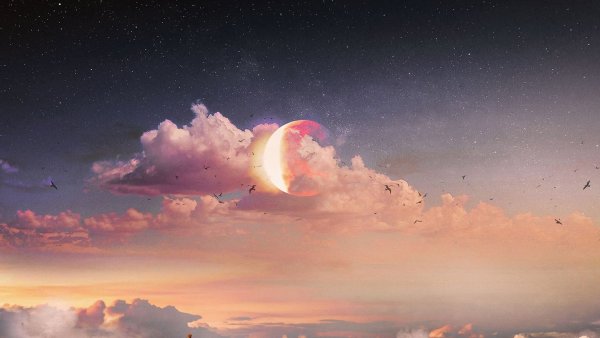 Сказочная Радуга на небе