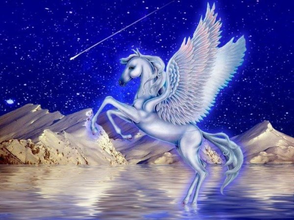 Сказочный крылатый конь