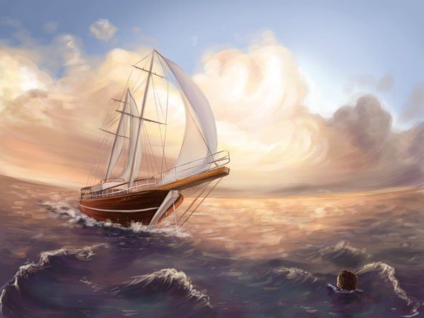 Картина море