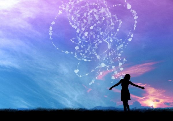 Облако в виде сердца