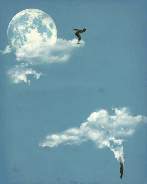 Улетает в небо