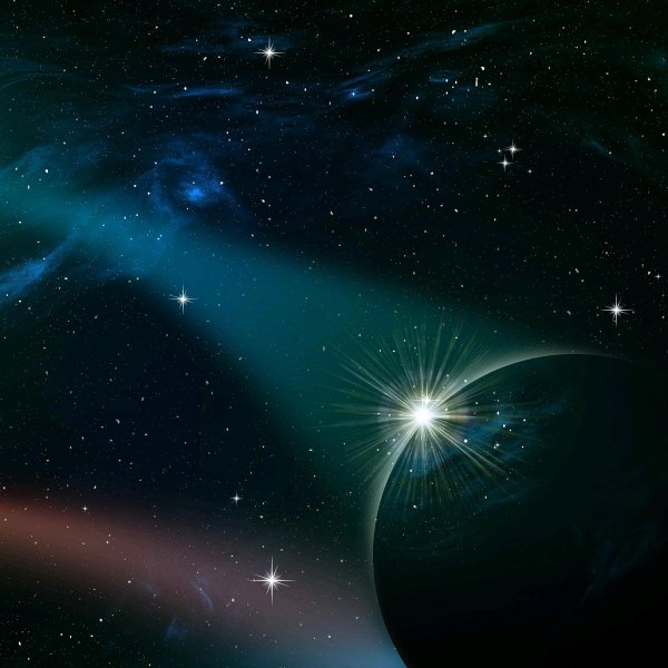 Темно зеленый космос