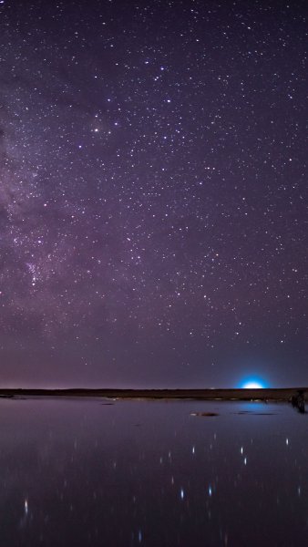 Горы ночь звезды