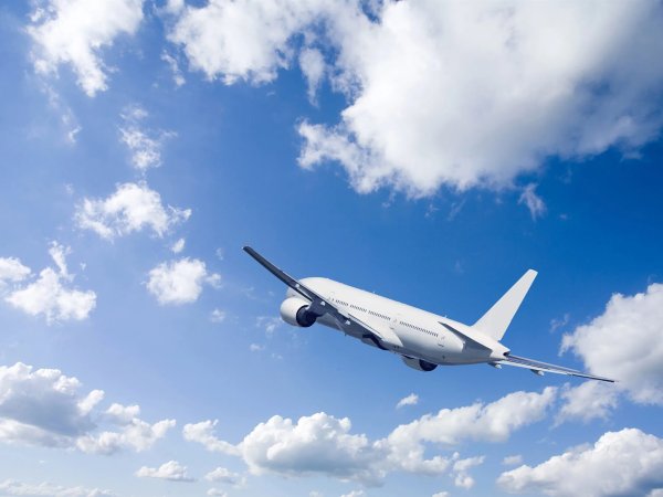 Боинг 747 посадка