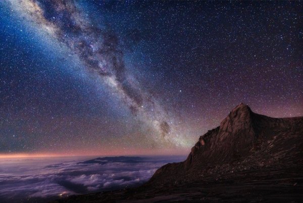 Космос звезды Млечный путь