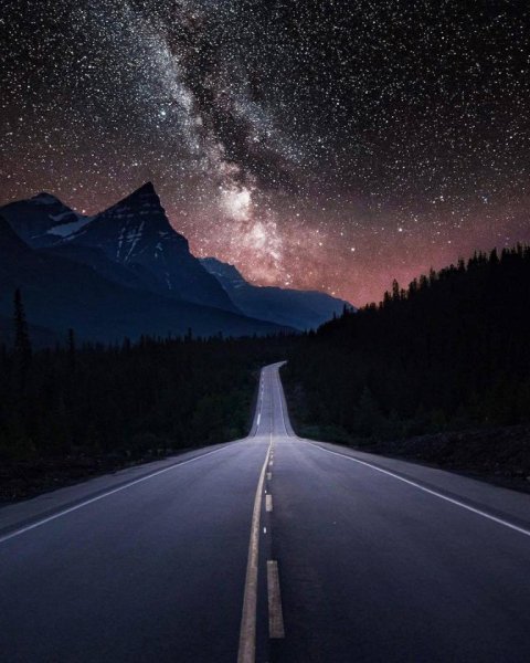 Дорога вечером