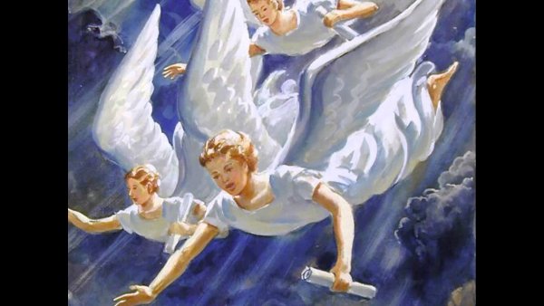 Ангел спускается с небес