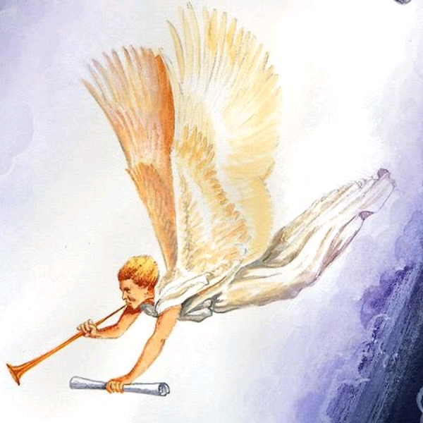 Ангел в небе арт