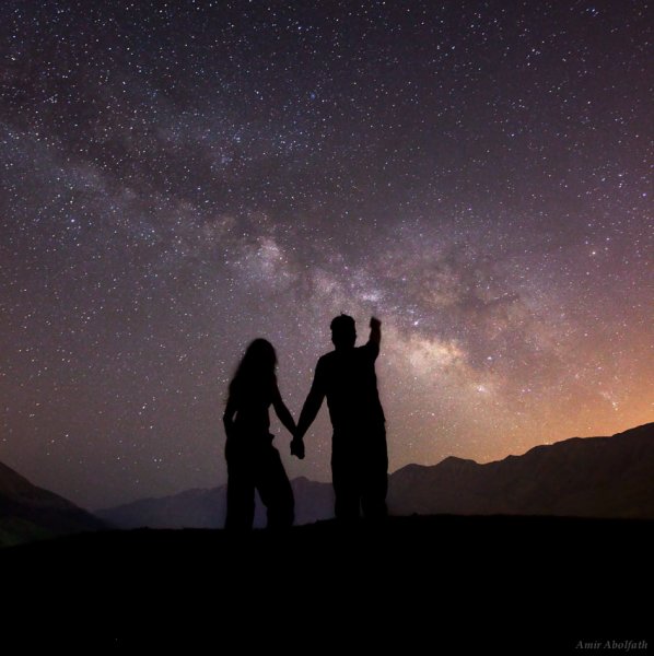 Влюбленные под звездами