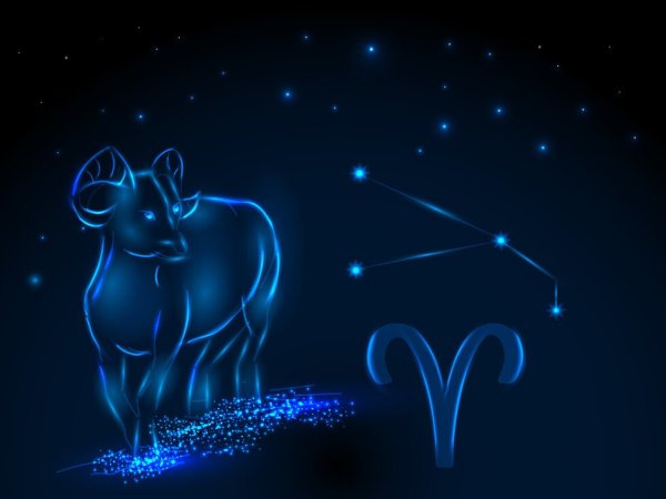 Созвездие овна на Звездном небе