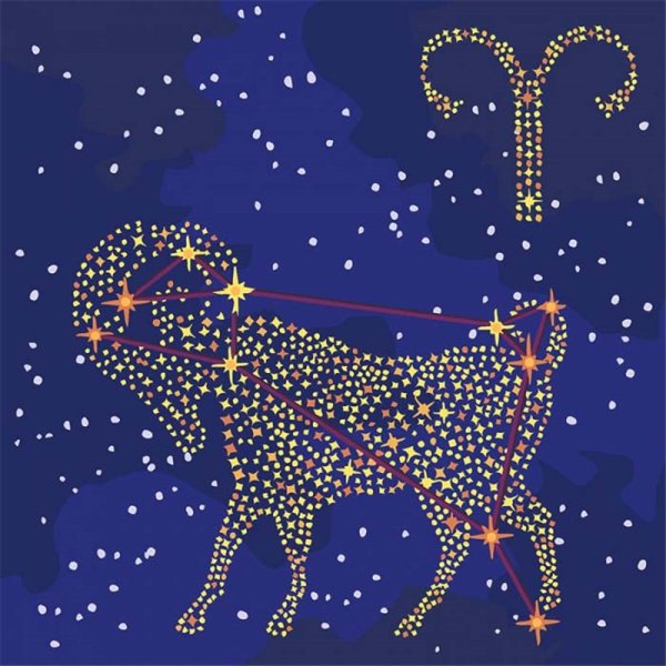 Как выглядит Созвездие овна на небе