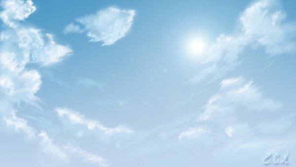 Небо с облаками