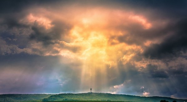 Облака закат