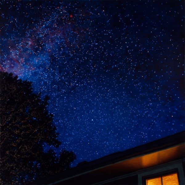 Звездное небо в окне