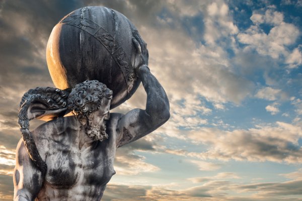 Атлант Бог древней Греции