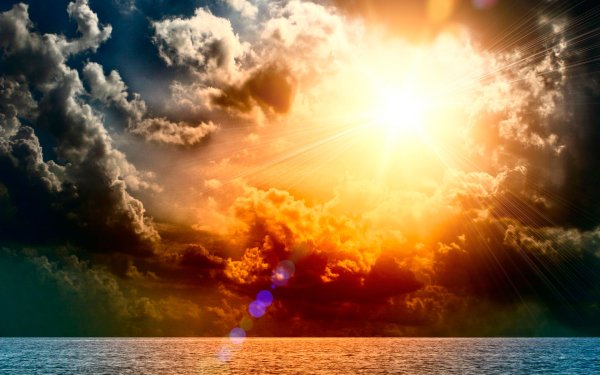 Луч света в небе