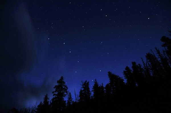 Осеннее ночное небо