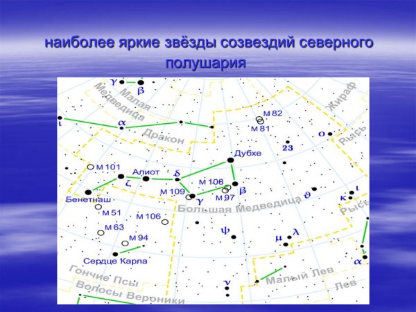 Созвездия Северного полушария