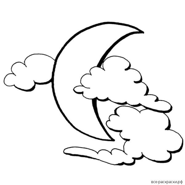 Радуга раскраска для детей