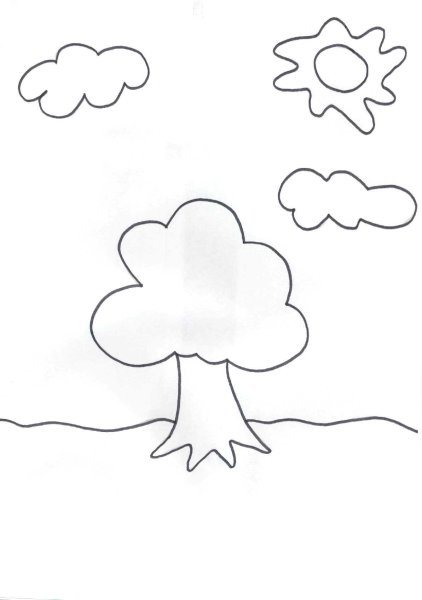 Дождь раскраска для детей
