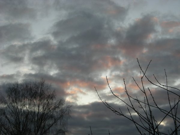 Хмурое осеннее небо