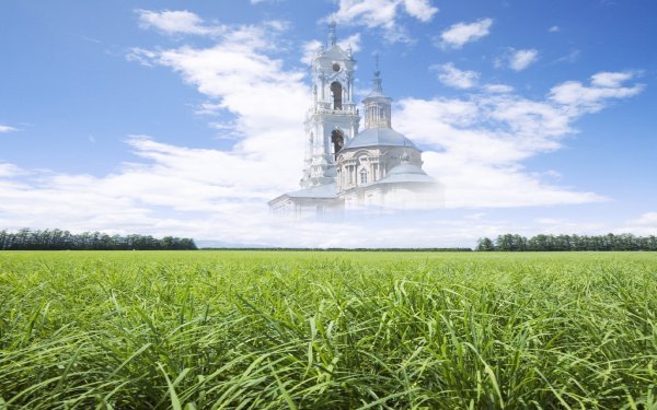 Церковь в облаках