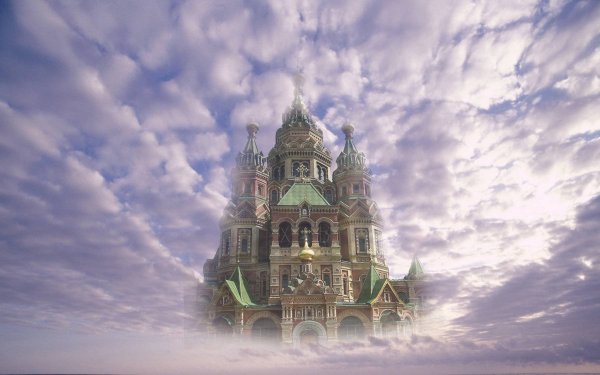 Церковь в облаках