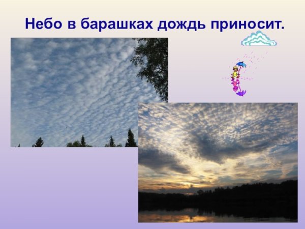 Небо в барашках