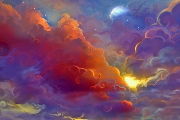 Небо с облаками