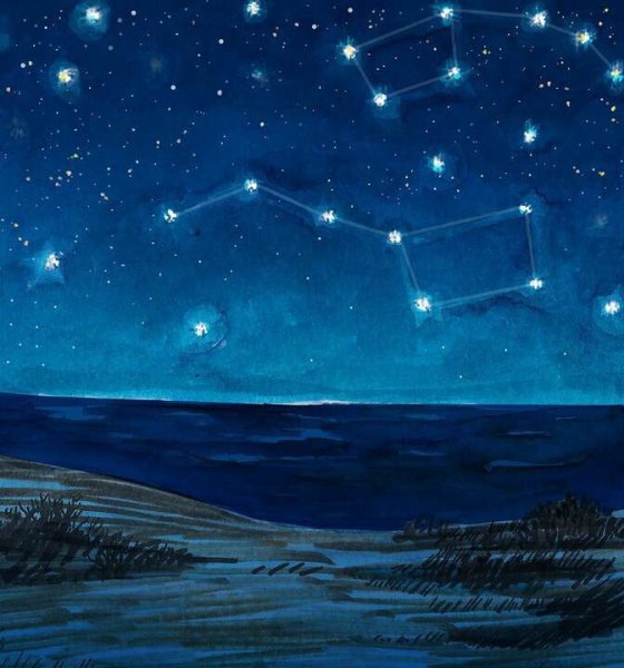 Звездное небо Полярная звезда созвездия