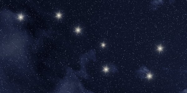 Большая и малая Медведица Созвездие на небе