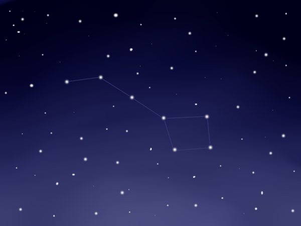 Звездное небо большая Медведица