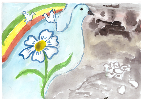 Рисунок на тему война